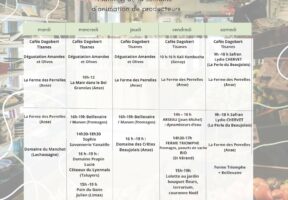 Planning présence producteurs- Animation du 25-29 nov à Belmont