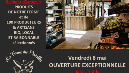 ouverture VENDREDI 8 mai 2026