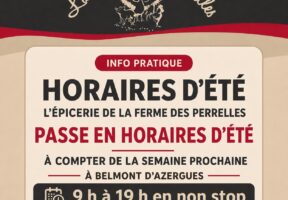 Horaires d'été